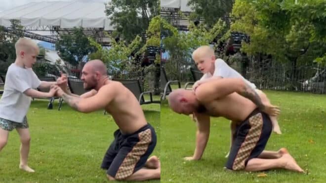 Conor McGregor entraîne déjà son fils aîné à la lutte