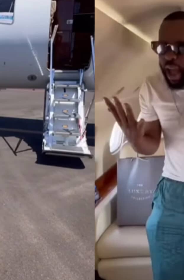 Gims nargue ses détracteurs en direct de son jet privé