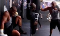 Ciryl Gane en pleine forme, il démolit un sac de frappe en plein entraînement