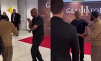 Cédric Doumbé improvise un sparring avec Denzel Washington à l'avant-première de Gladiator 2