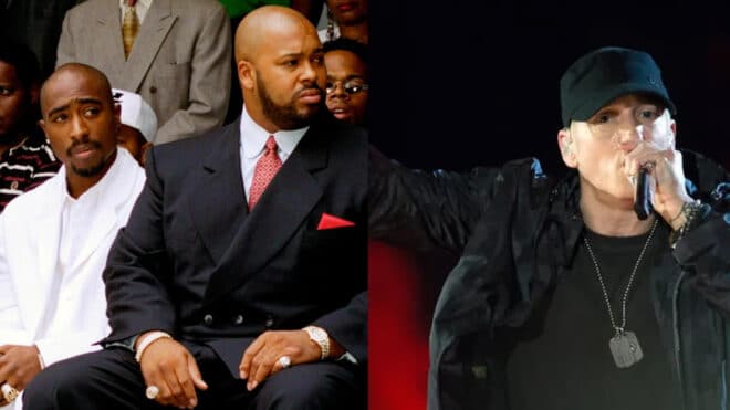 Eminem accuse Suge Knight des disparitions de Tupac et Biggie dans un titre inédit