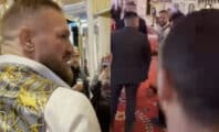 Conor McGregor crache sur un fan de Khabib Nurmagomedov qui l'a provoqué