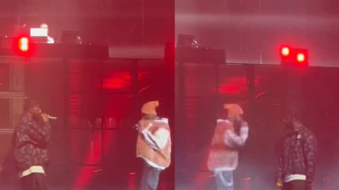 Quand Franglish clashe son double en hologramme sur scène