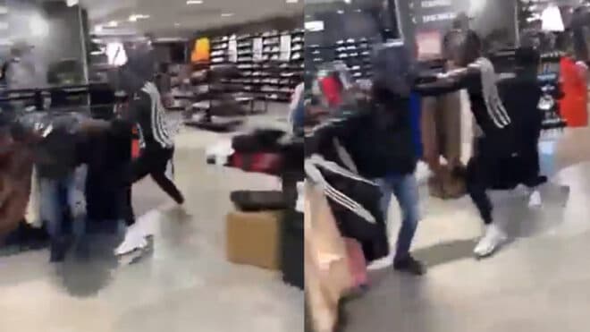 Aulnay-sous-Bois : des vendeurs d’un Footlocker interceptent un voleur de manière radicale