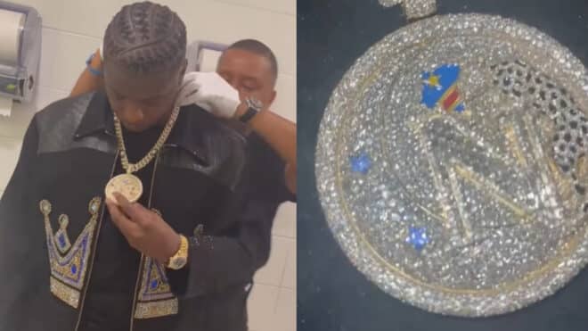 Le magnifique bijou hommage au Congo de Ninho pour le Stade de France