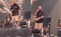 Kaaris s'est pris une chaussure sur scène et réagit : « je sais pas comment... »