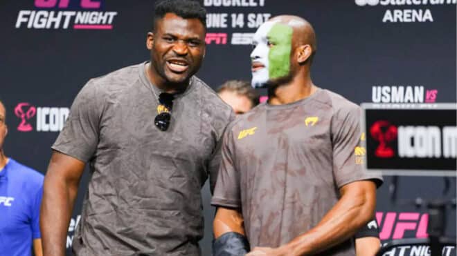 « Félicitations à mon frère » : Francis Ngannou réagit au retour victorieux de Kamaru Usman