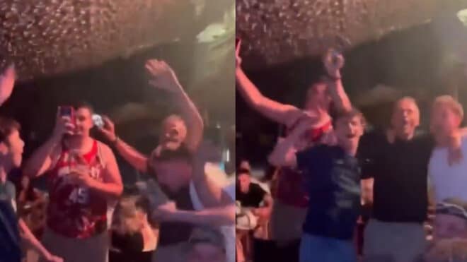 Quand Luis Enrique s’incruste à une table pour chanter l’hymne du PSG