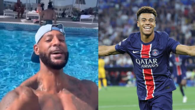 Booba : les streams de « Dolce Camara » explosent depuis l’entrée de Désiré Doué au Parc des Princes