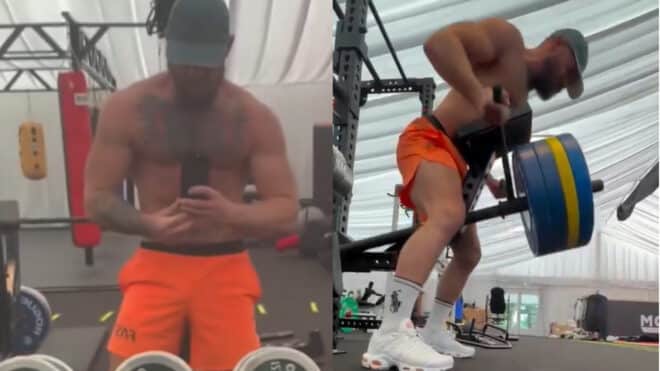 Malgré son absence, Conor McGregor s’affiche très massif