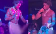 Kodak Black en plein trip, il se cure le nez et s'essuie sur une femme
