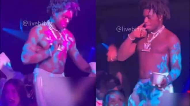 Kodak Black en plein trip, il se cure le nez et s’essuie sur une femme