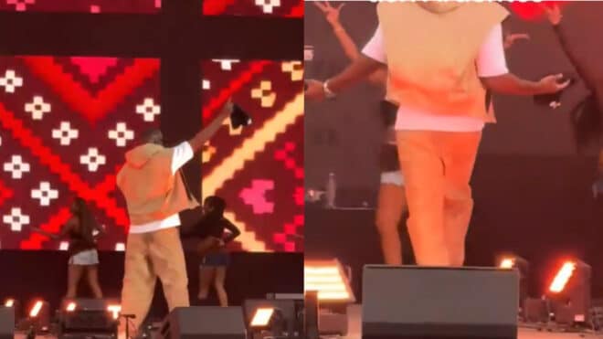 Gims : sa performance au festival Les Ardentes a fait le buzz à cause de sa trace au pantalon